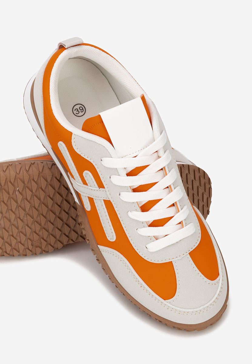 Sneakers dama Loriva portocalii