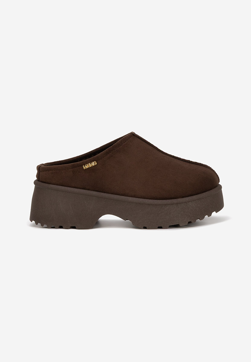 Saboti dama cu platforma Veyra V2 maro