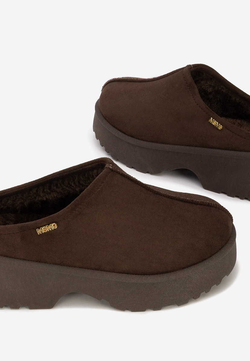 Saboti dama cu platforma Veyra V2 maro