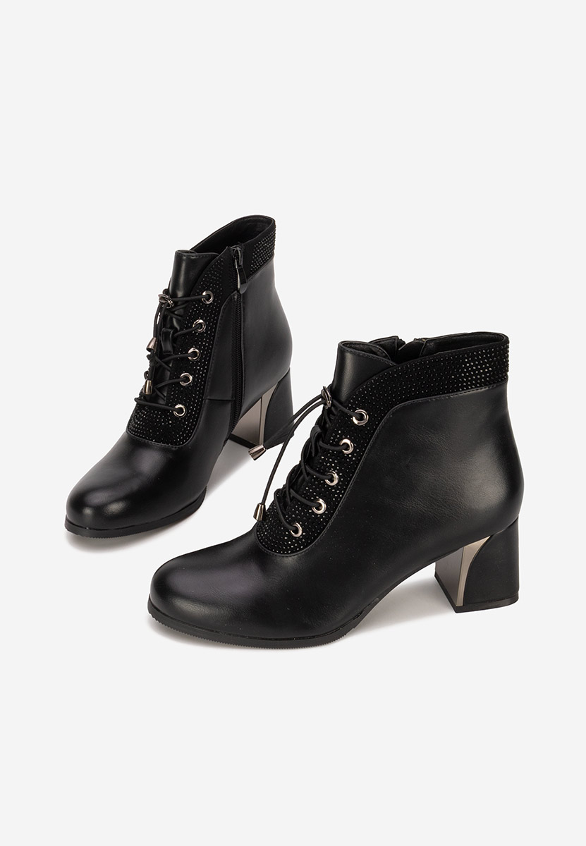 Ghete cu toc Larae V2 negre