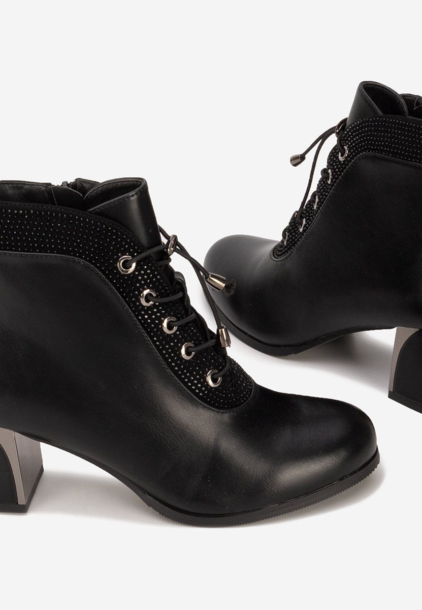 Ghete cu toc Larae V2 negre