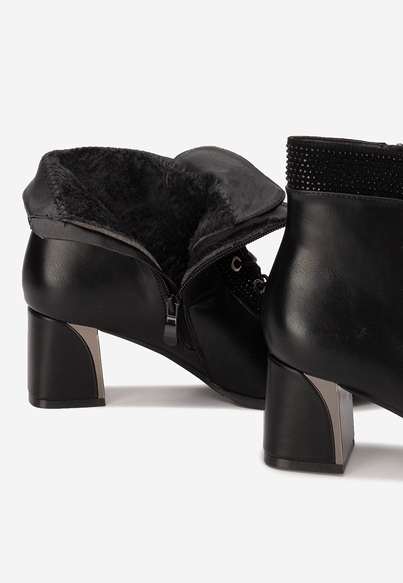 Ghete cu toc Larae V2 negre