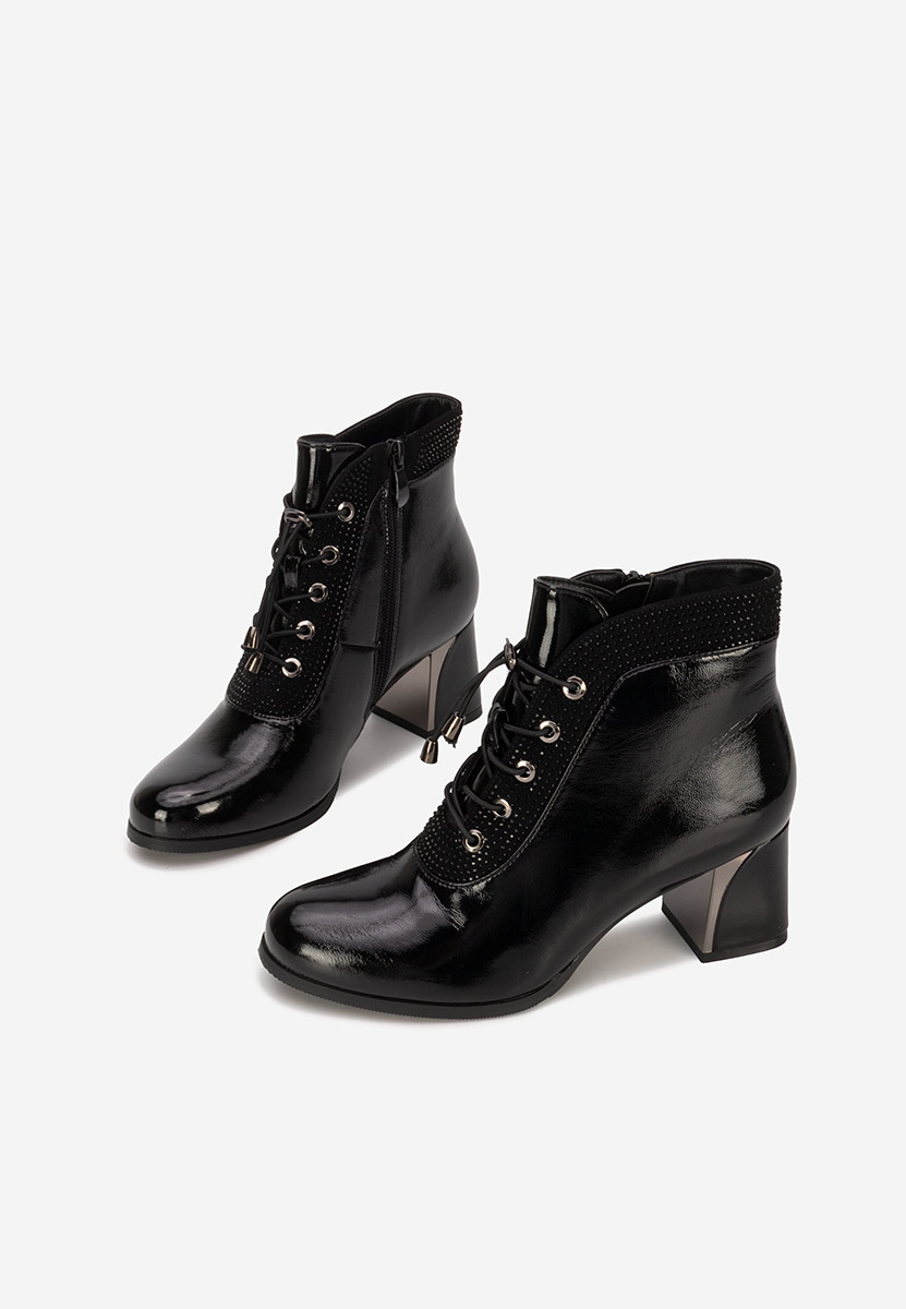 Ghete cu toc Larae negre