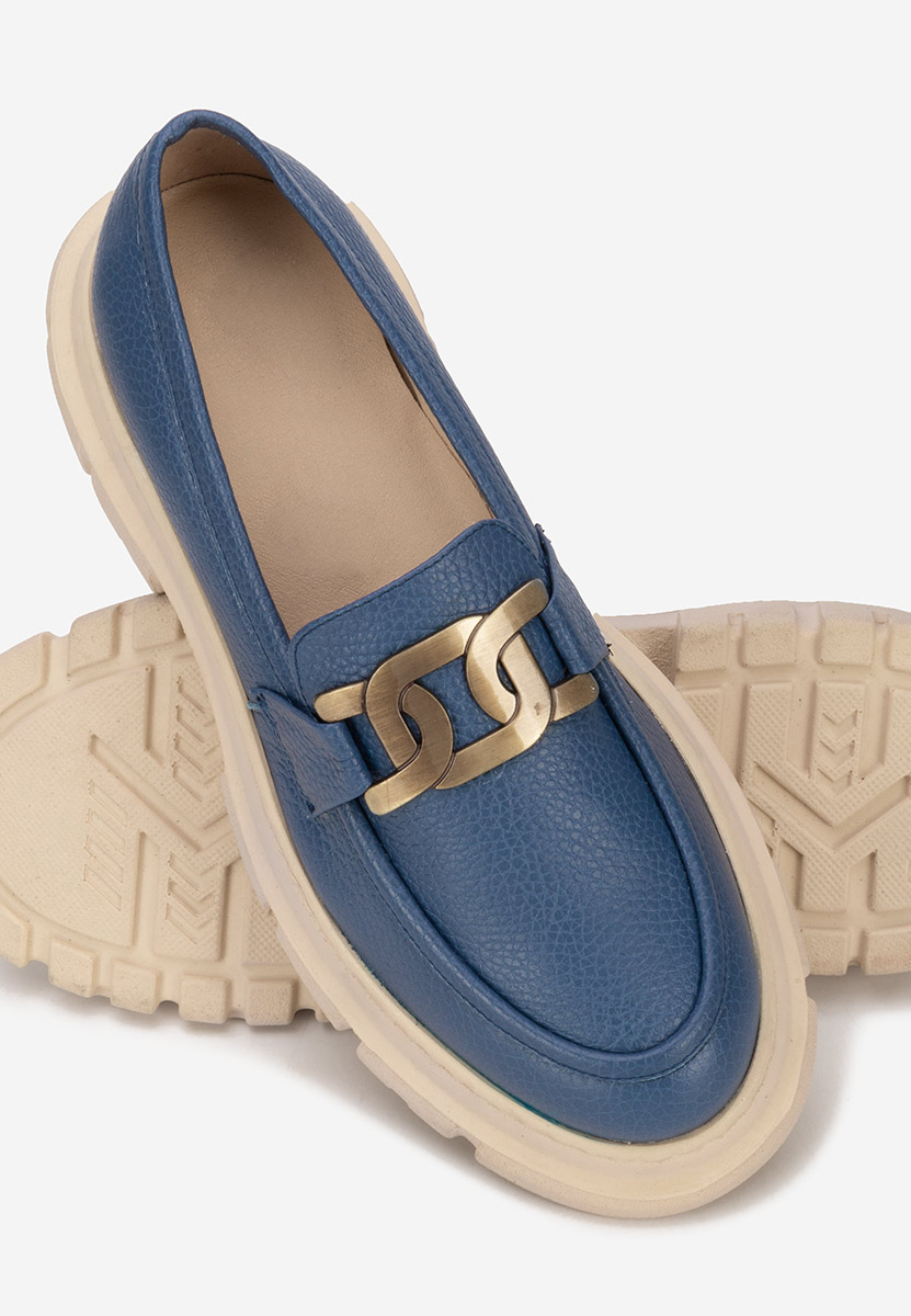 Mocasini piele naturala Haza V3 navy