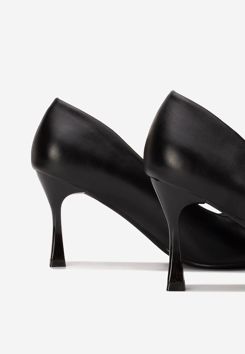 Pantofi cu toc stiletto Diava negri