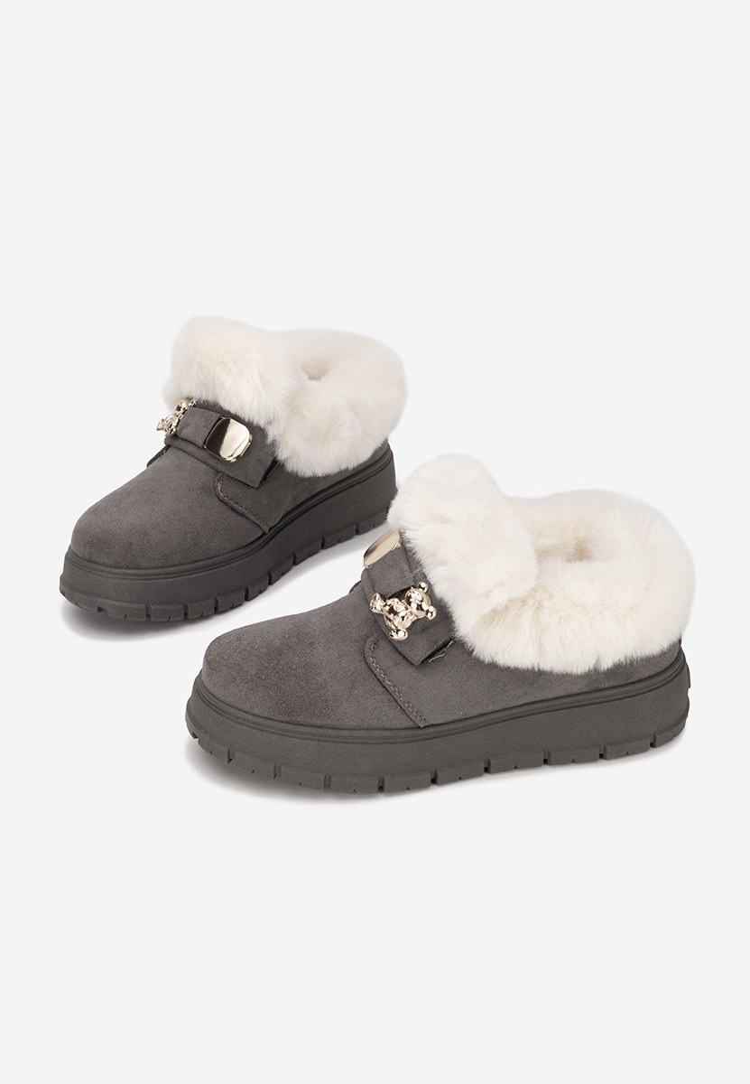 Ghete imblanite dama Amilce gri