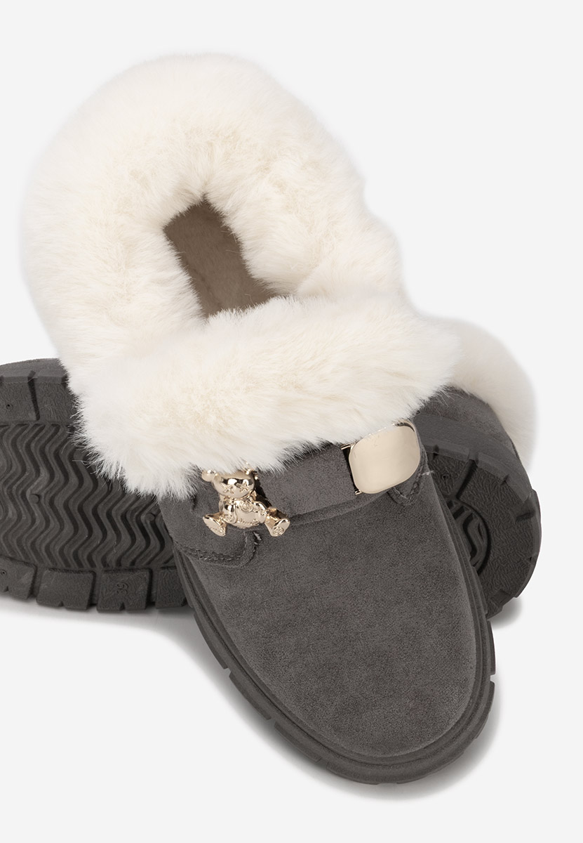 Ghete imblanite dama Amilce gri