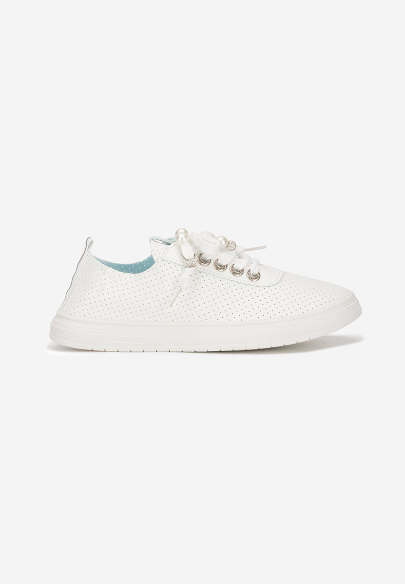 Sneakers dama Candysa albi