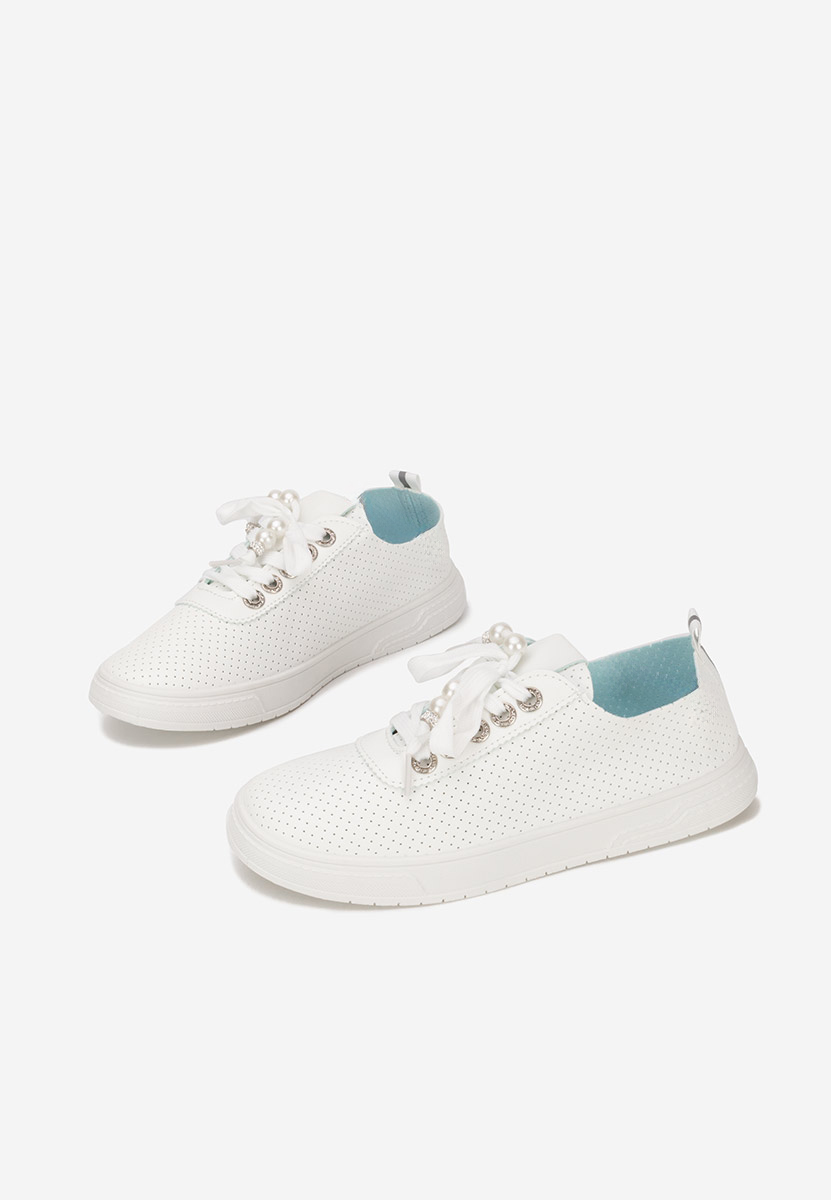 Sneakers dama Candysa albi