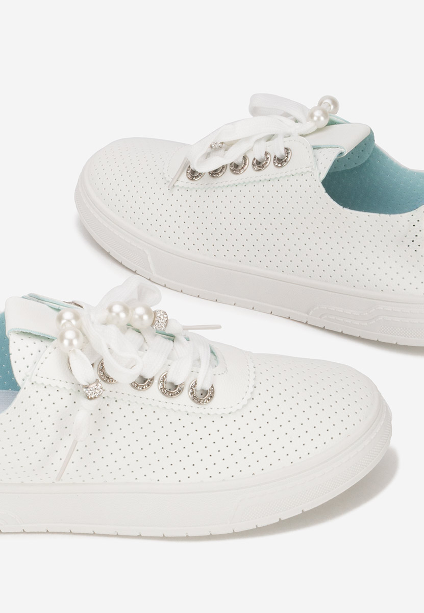Sneakers dama Candysa albi