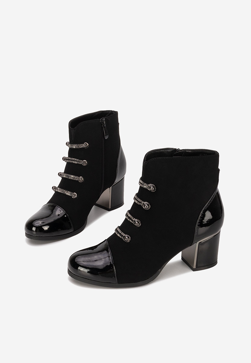 Botine dama elegante Adizana negre