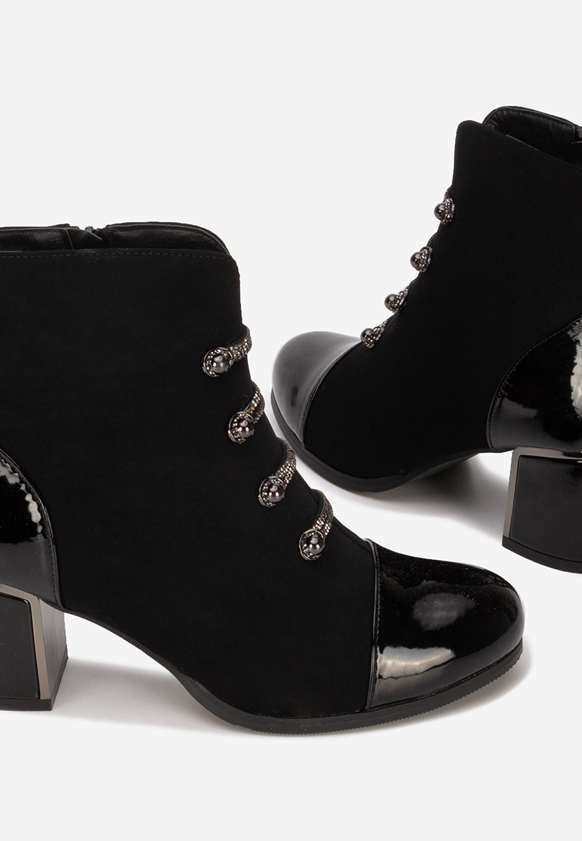 Botine dama elegante Adizana negre