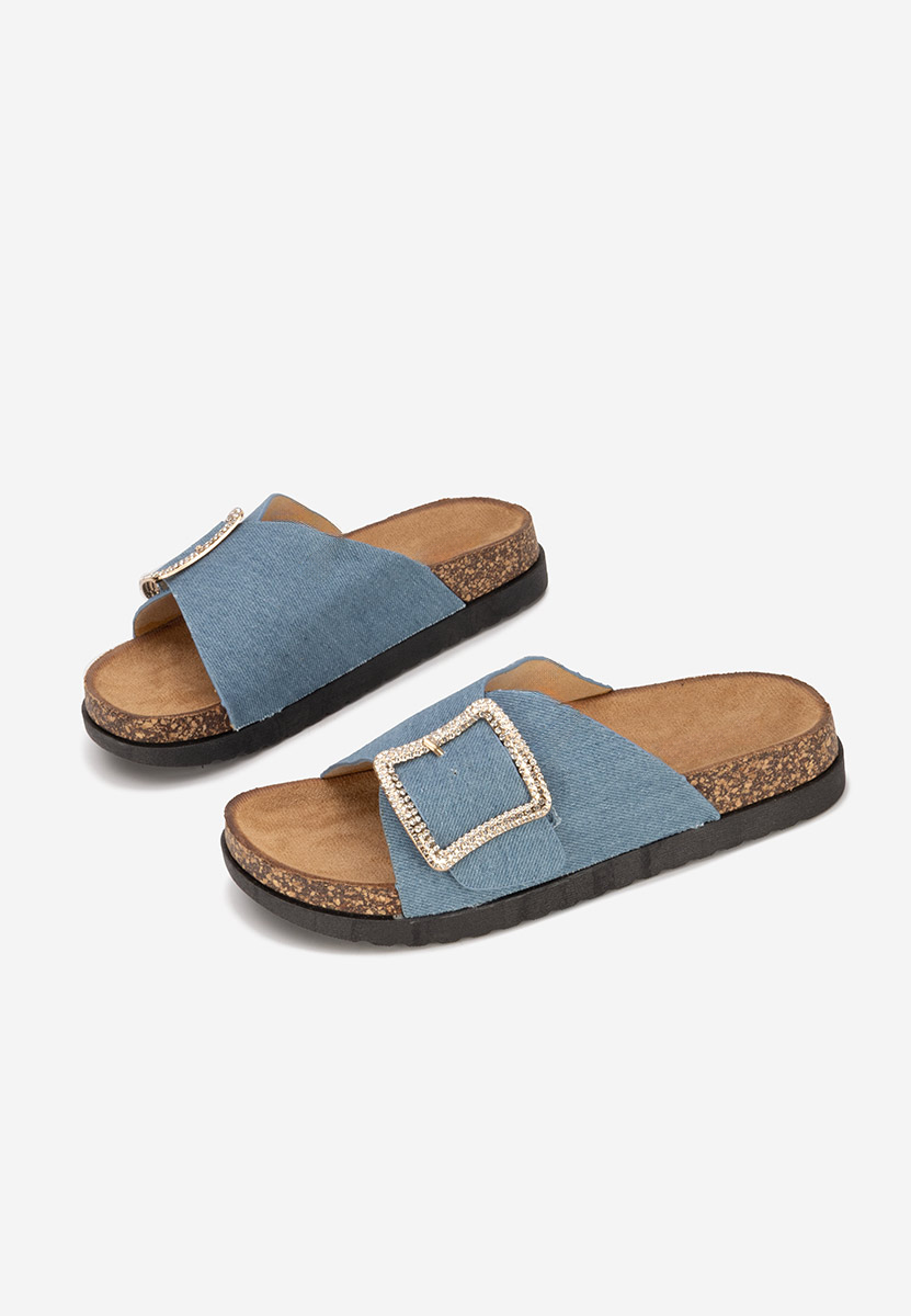 Papuci dama Jomarys denim
