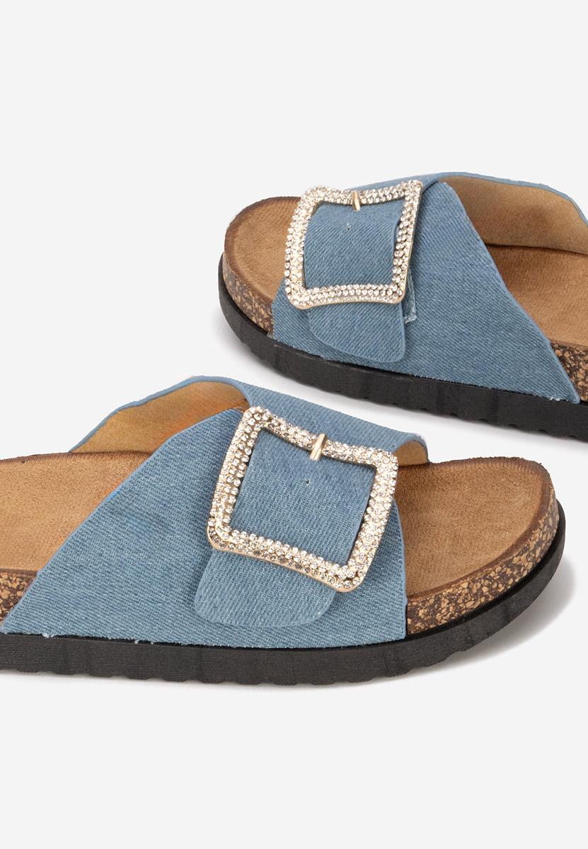 Papuci dama Jomarys denim