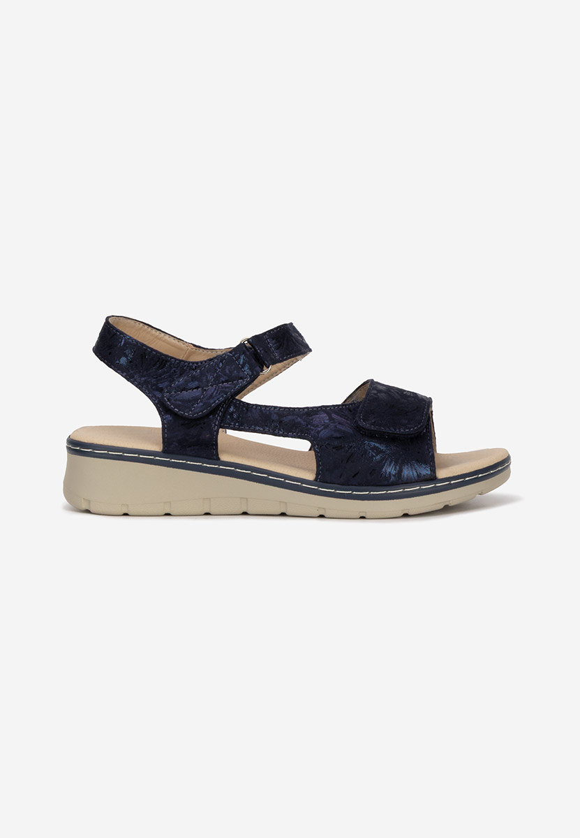 Sandale cu platforma Alsanda navy
