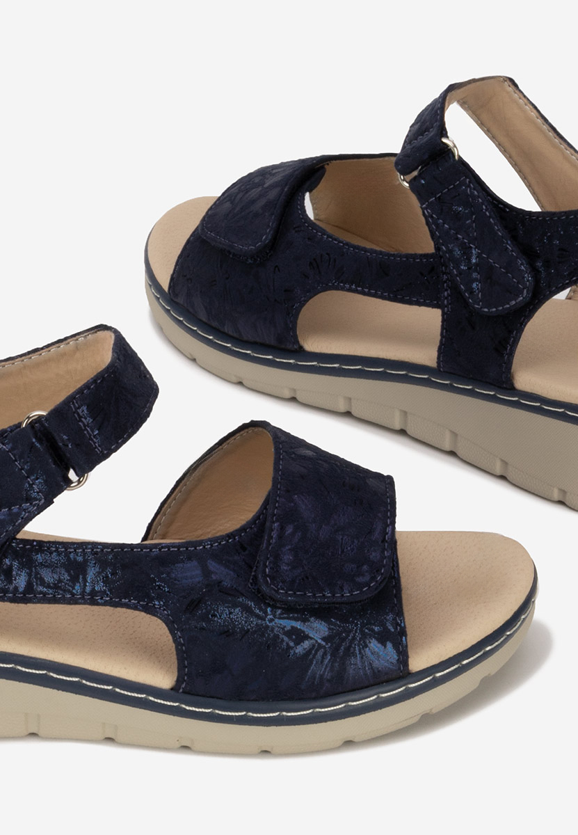Sandale cu platforma Alsanda navy