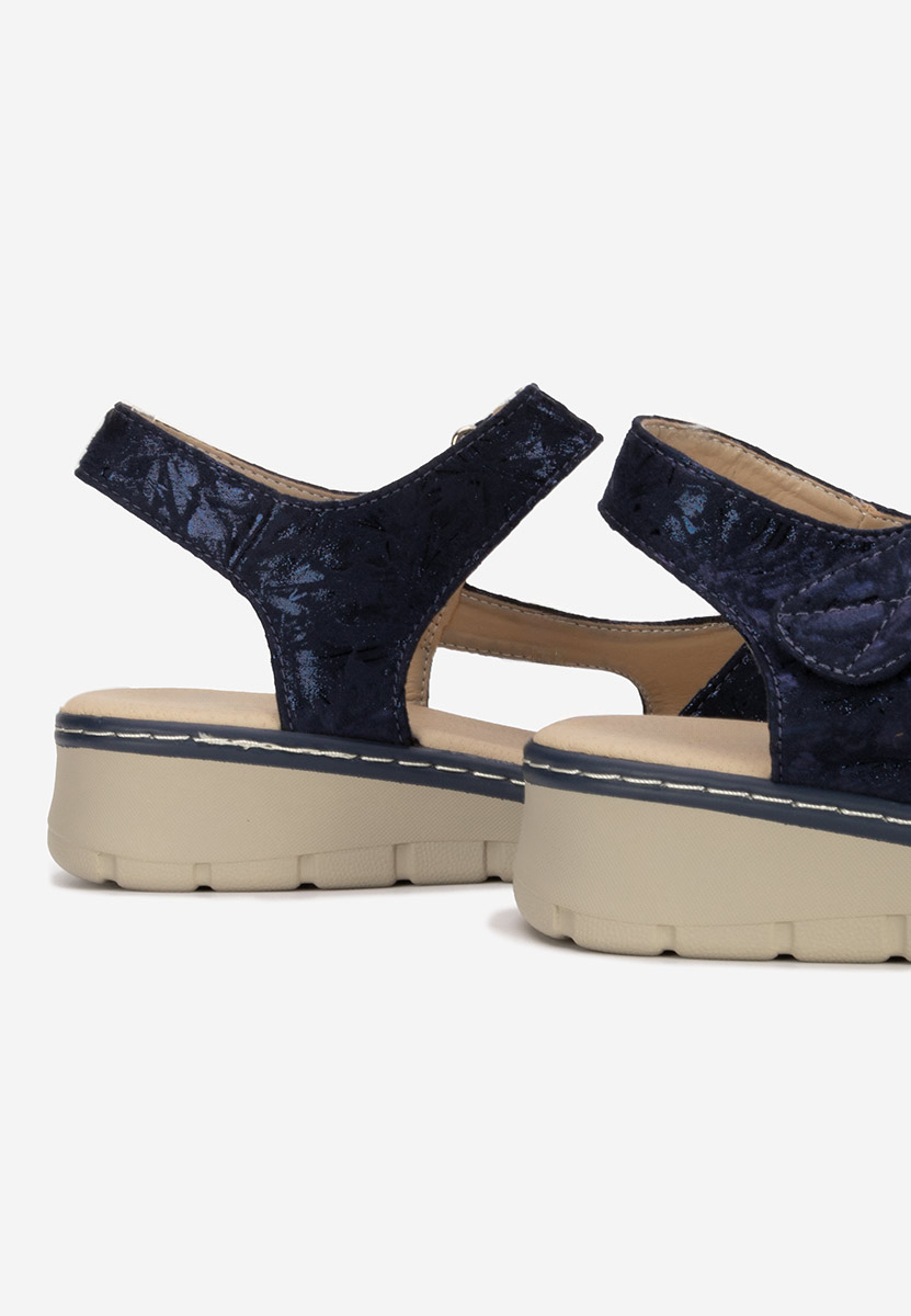 Sandale cu platforma Alsanda navy