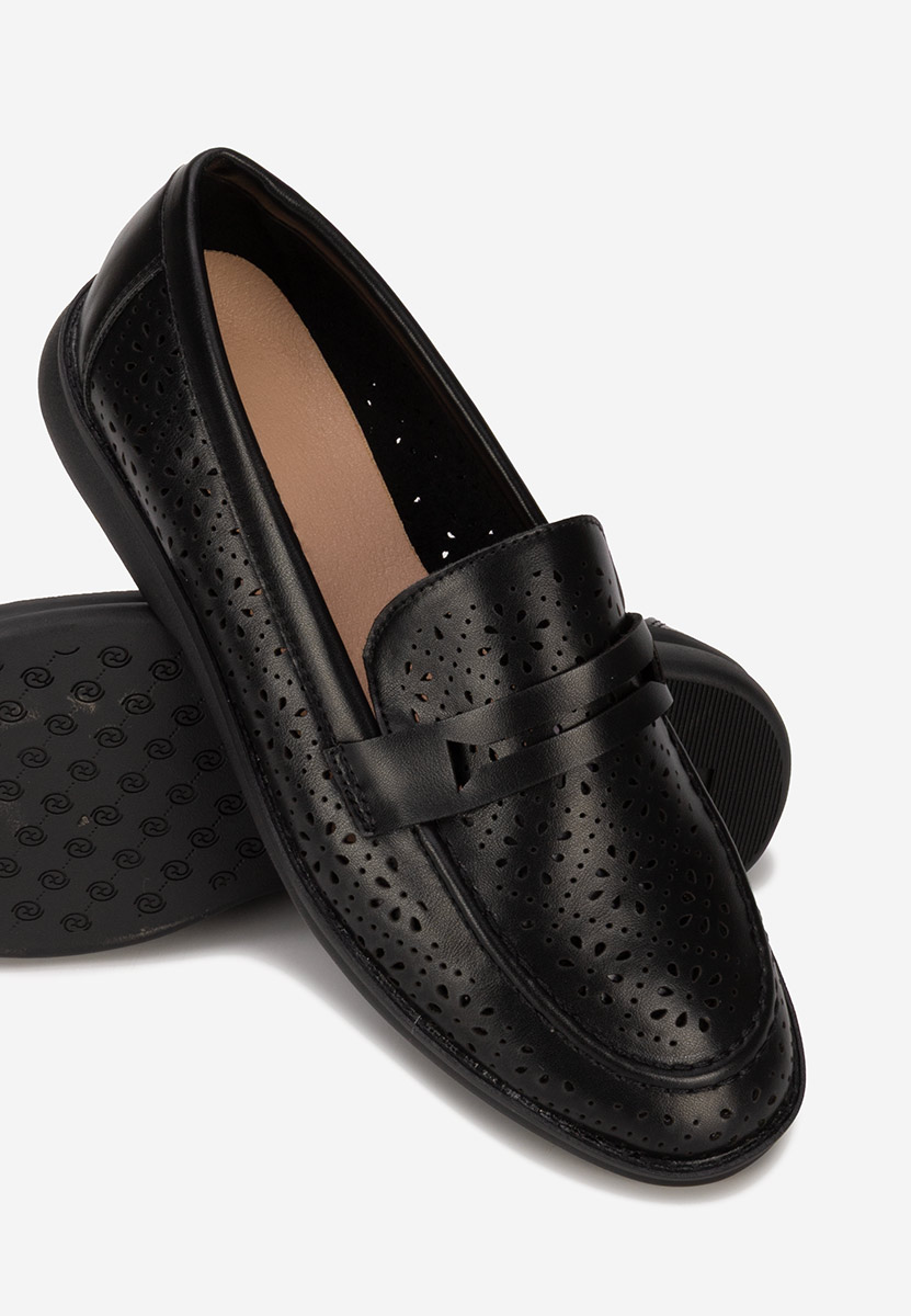 Mocasini dama Valtera negri