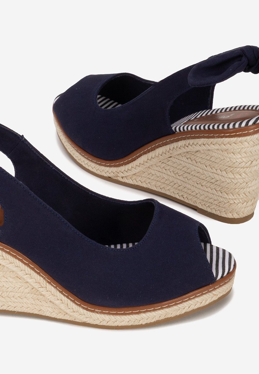 Sandale cu platforma Ashly navy