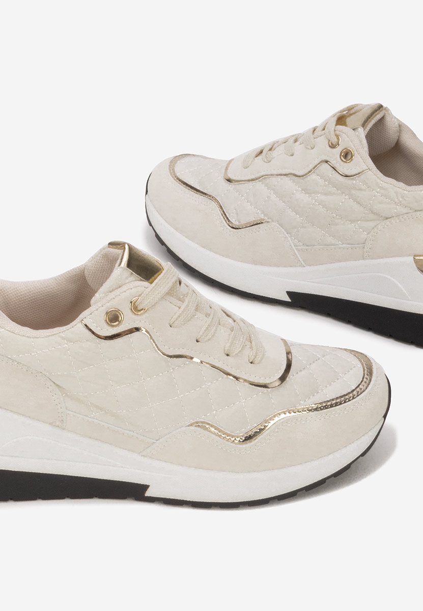 Sneakers cu platforma Gavia bej