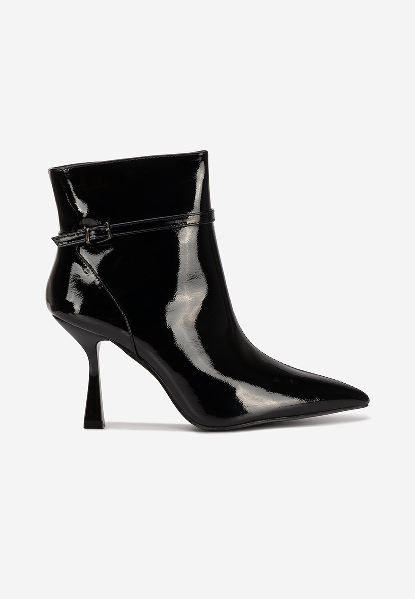 Botine cu toc cui Oiivia negre