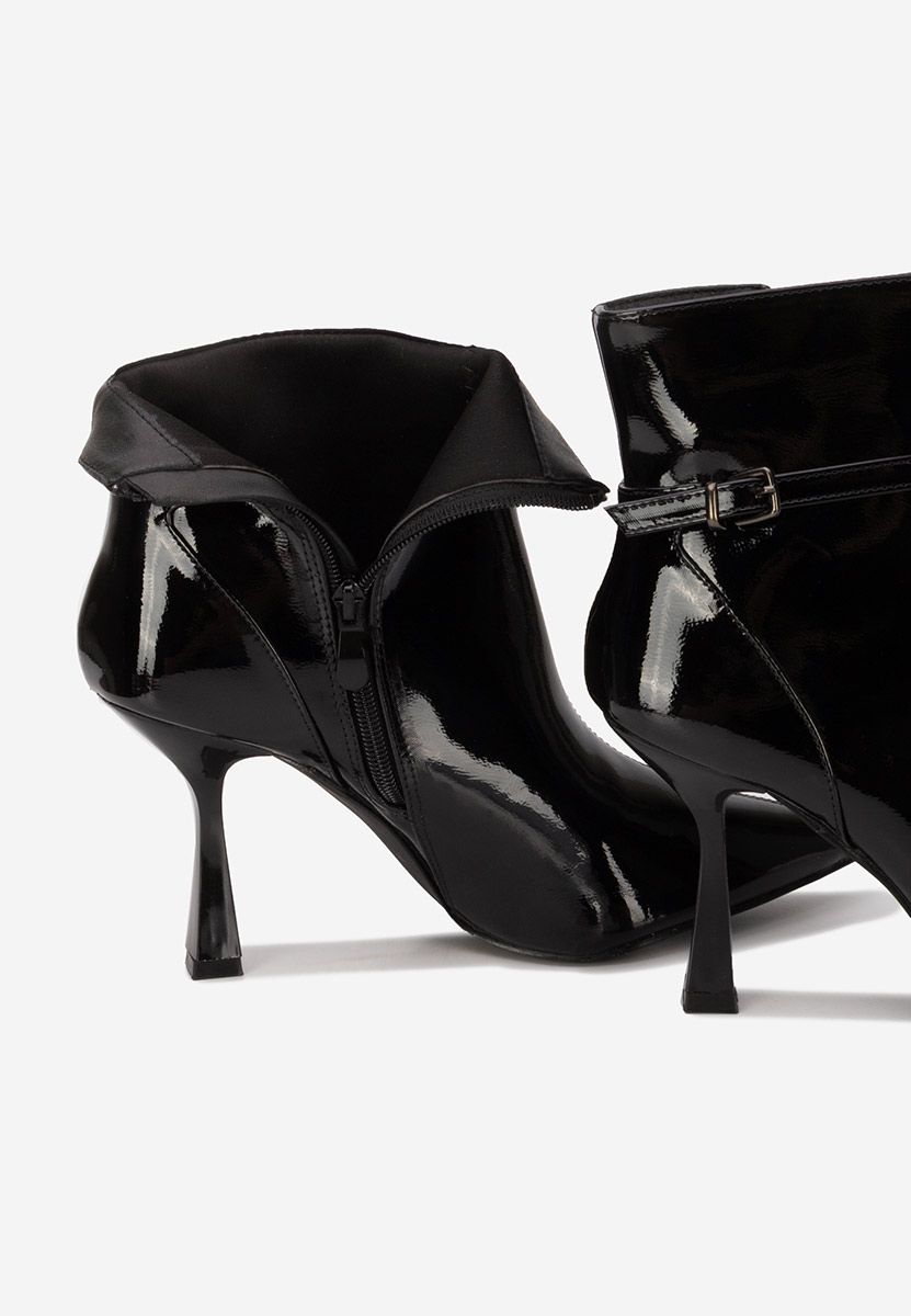 Botine cu toc cui Oiivia negre