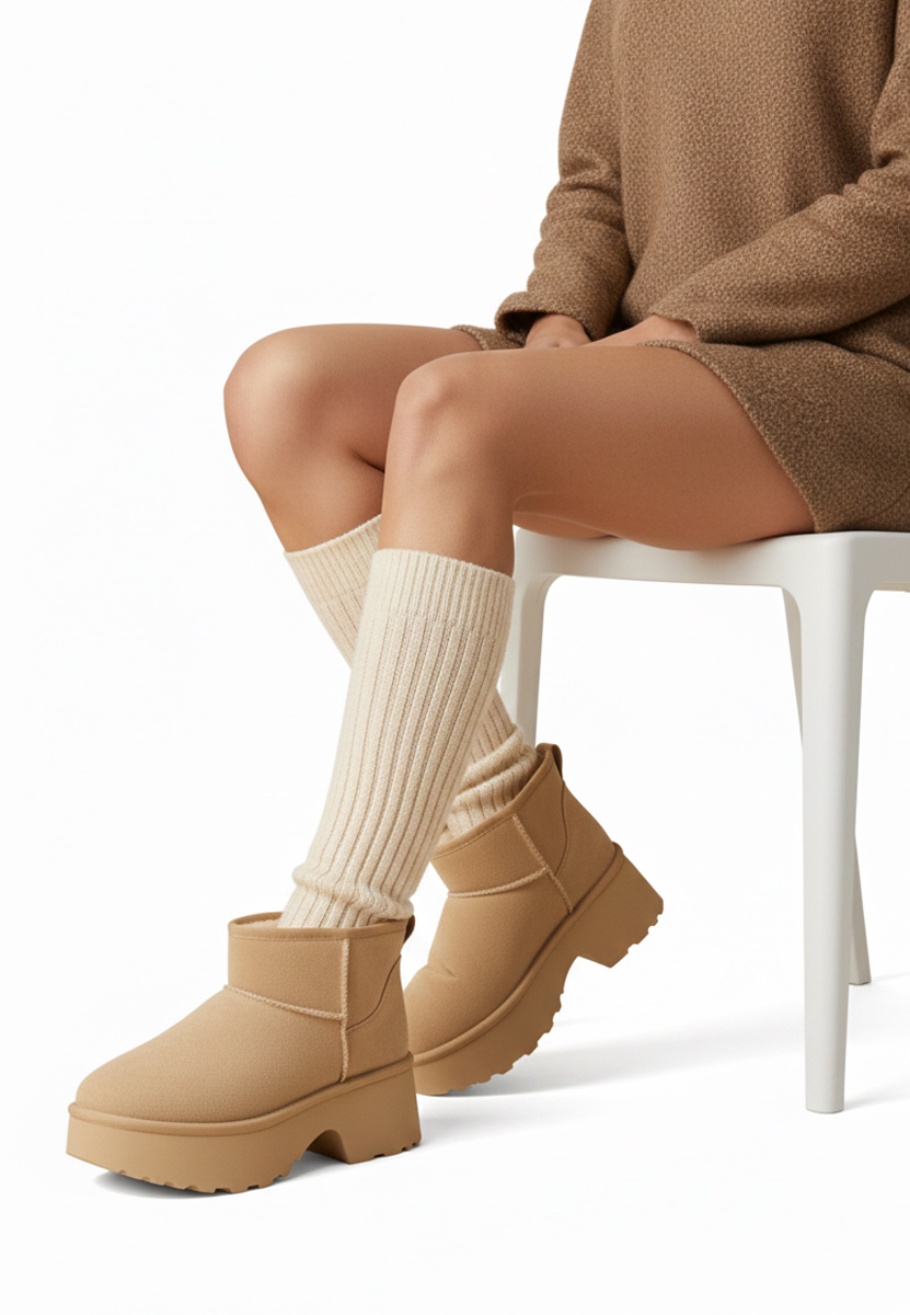 Ghete imblanite dama Tarnia kaki