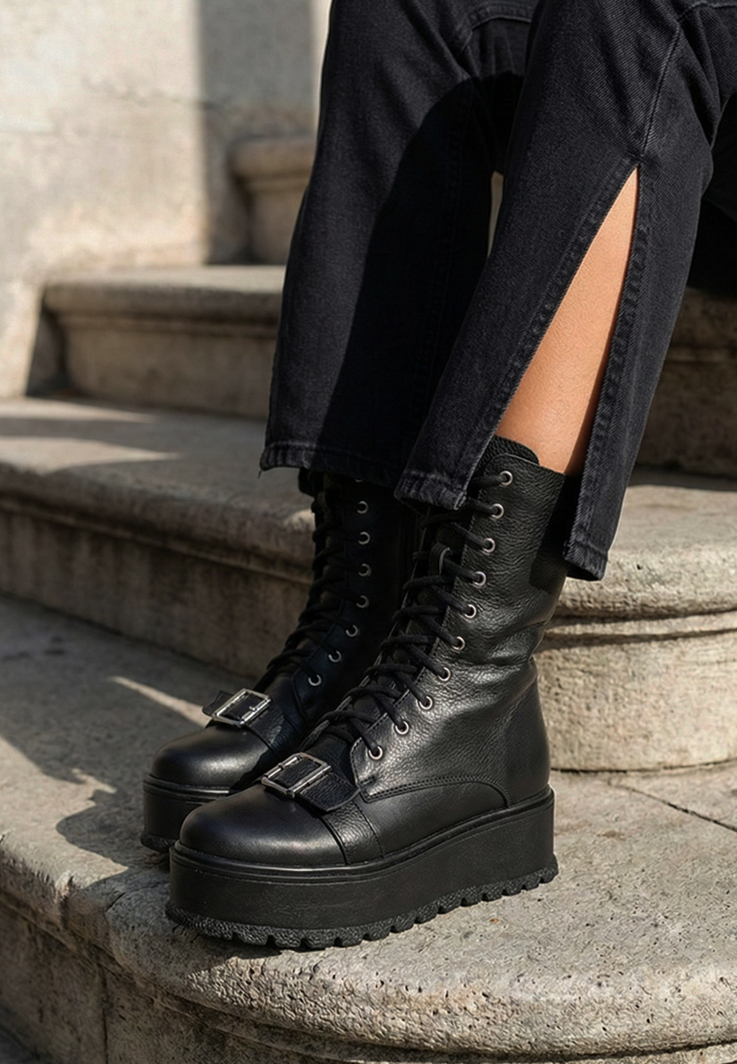 Ghete dama piele Sorelia negre