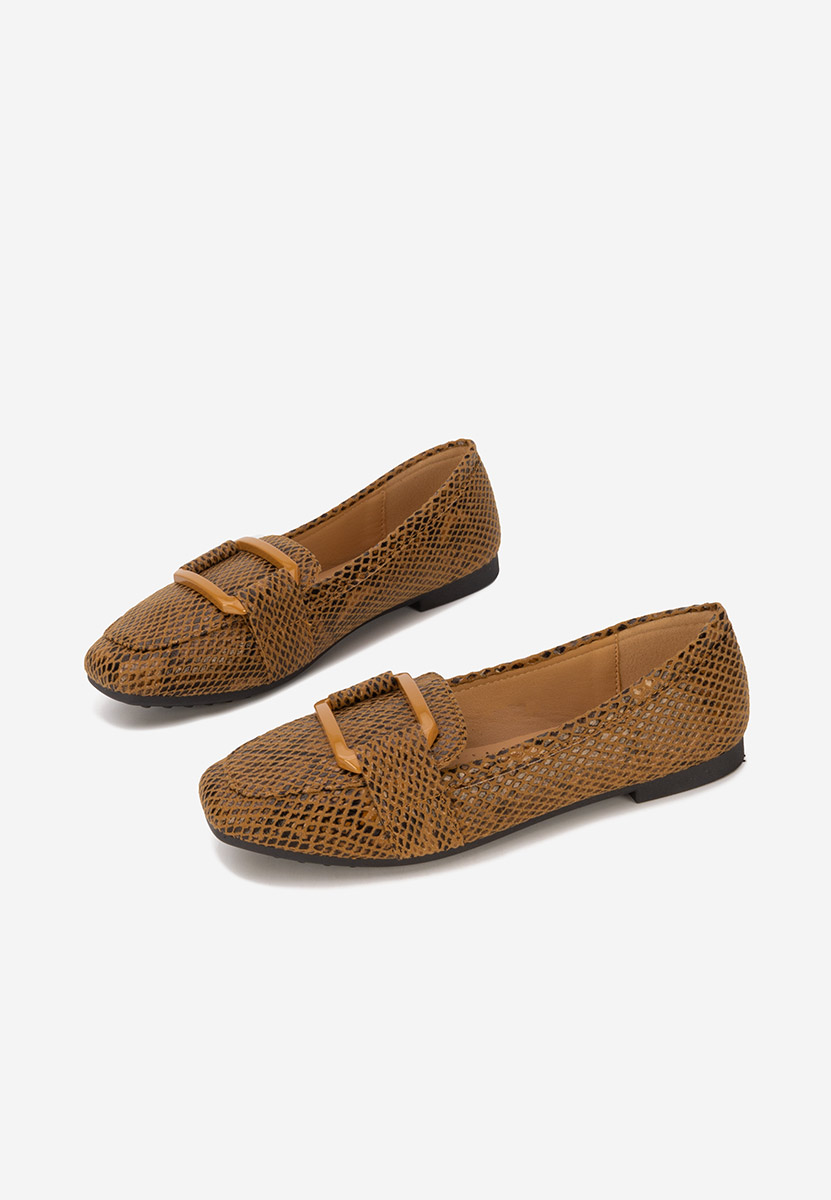 Mocasini dama Venisa camel
