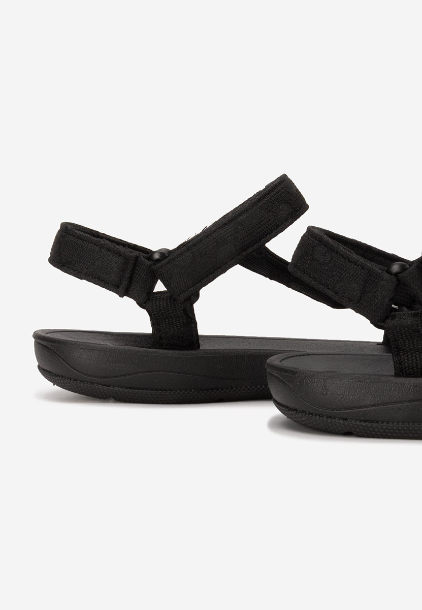 Sandale fara toc Landra negre