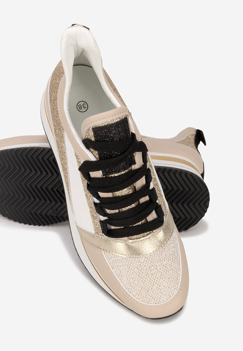 Sneakers cu platforma Tamila bej