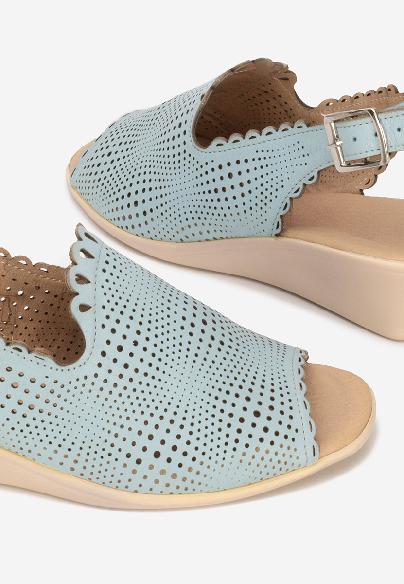 Sandale dama piele Claudia bleu