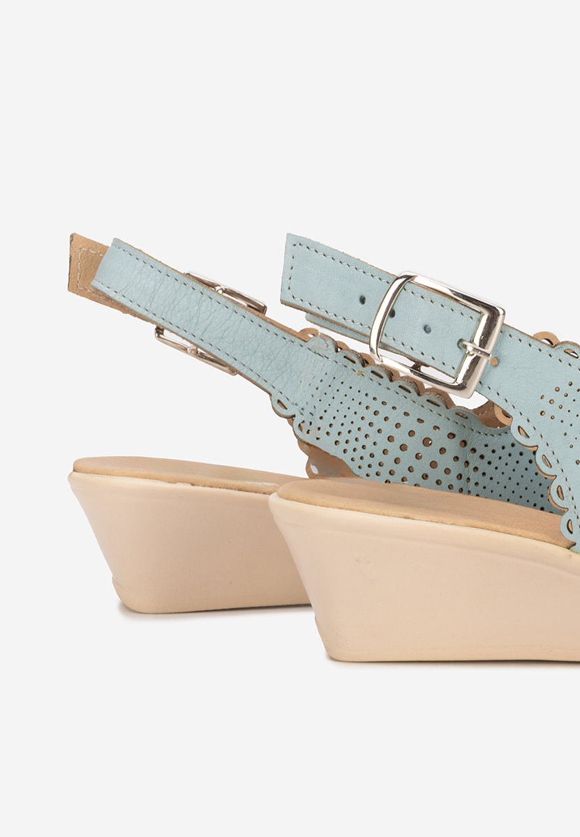 Sandale dama piele Claudia bleu