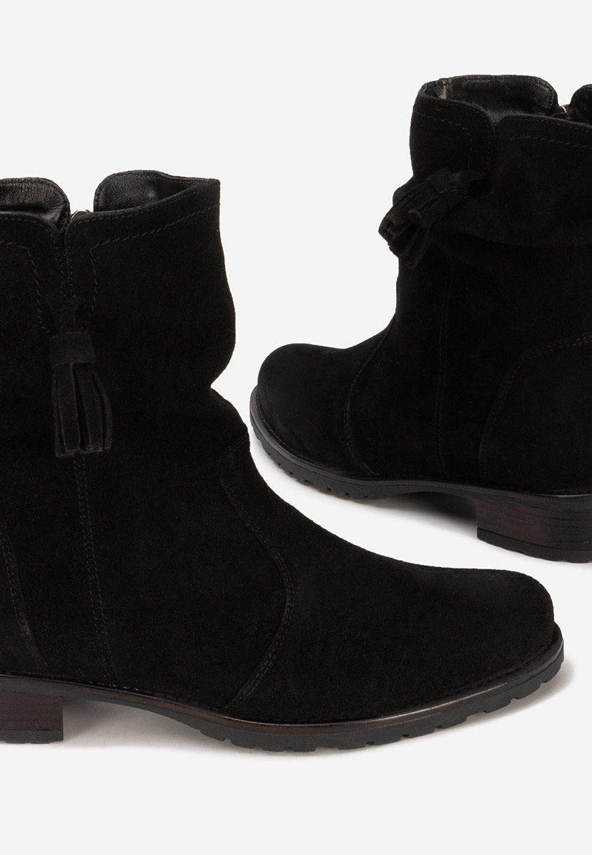 Ghete dama piele Cristine V2 negre