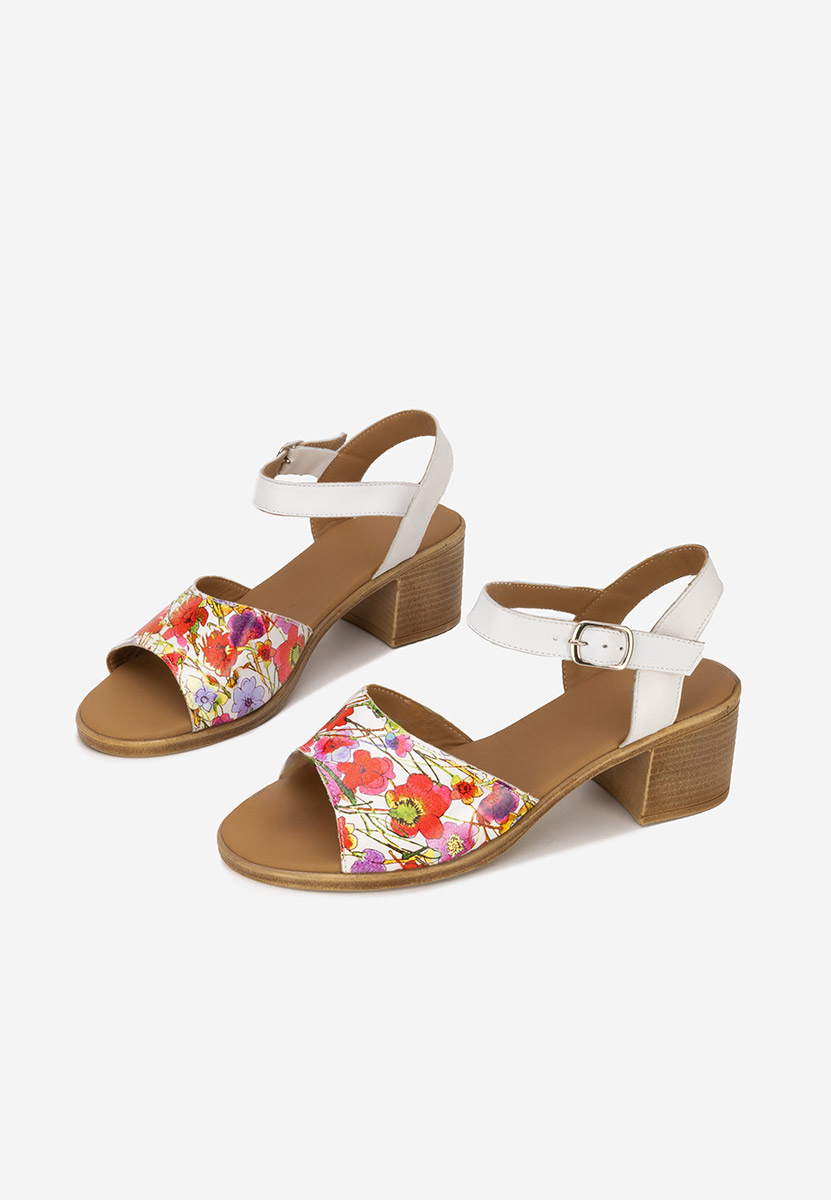 Sandale dama piele Thalesia V2 albe