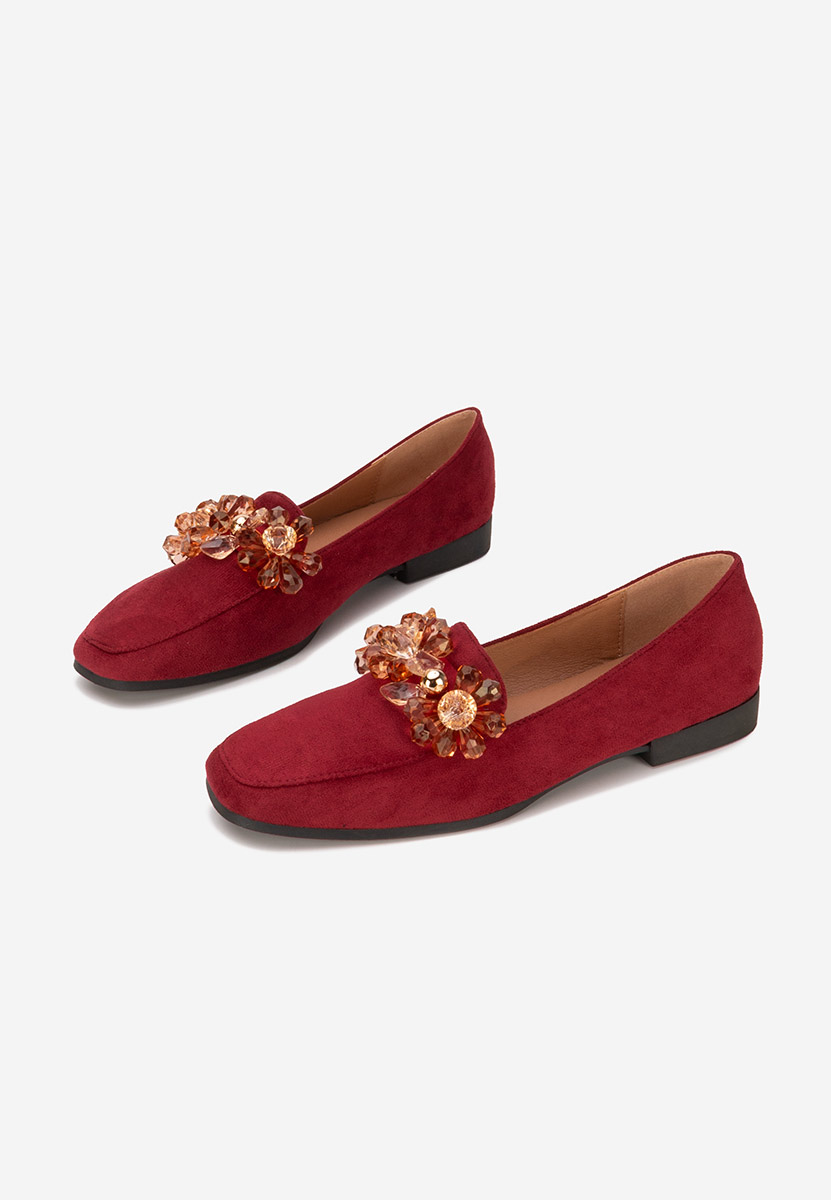 Mocasini dama Barizza rosii