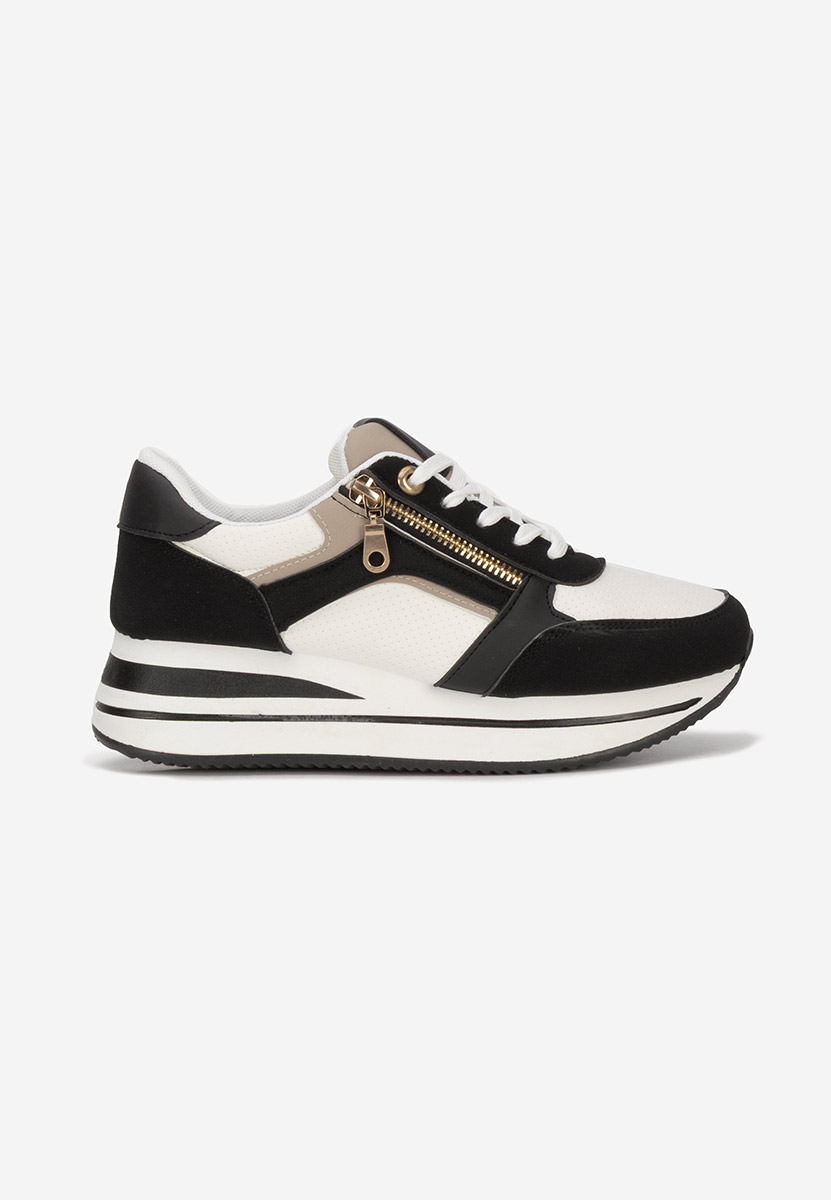 Sneakers cu platforma Mariella negri