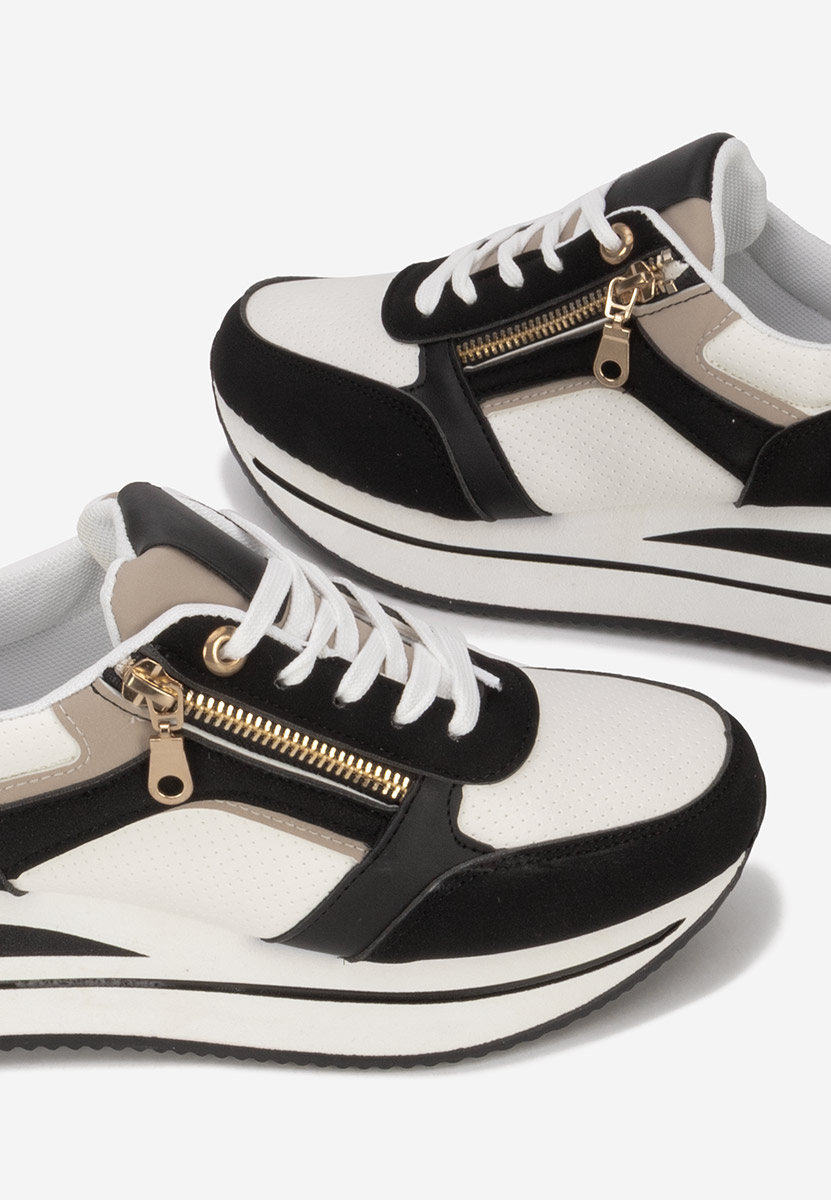 Sneakers cu platforma Mariella negri