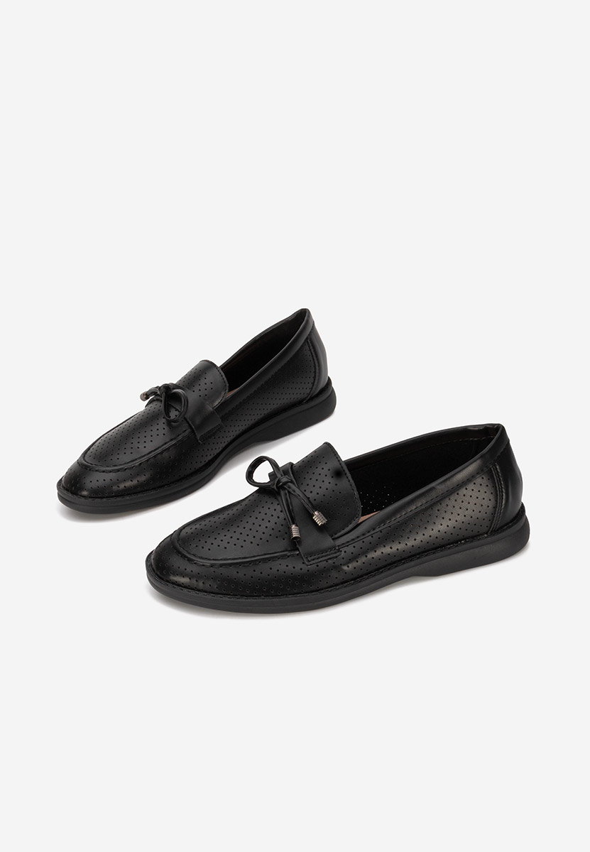 Mocasini de vara dama Morvana V3 negri
