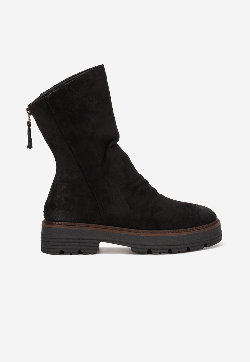 Cizme scurte dama Tavresa negre