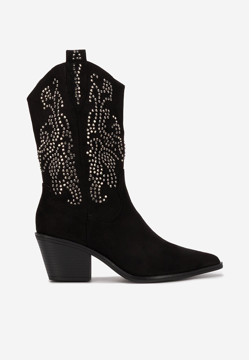 Cizme cowboy dama Avice negre