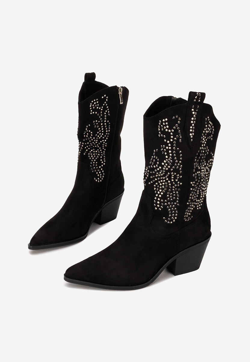 Cizme cowboy dama Avice negre