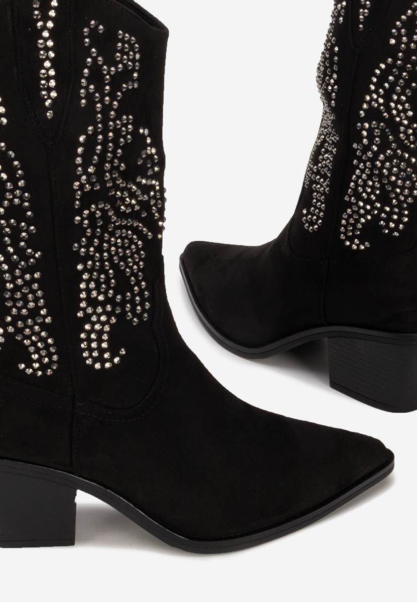Cizme cowboy dama Avice negre