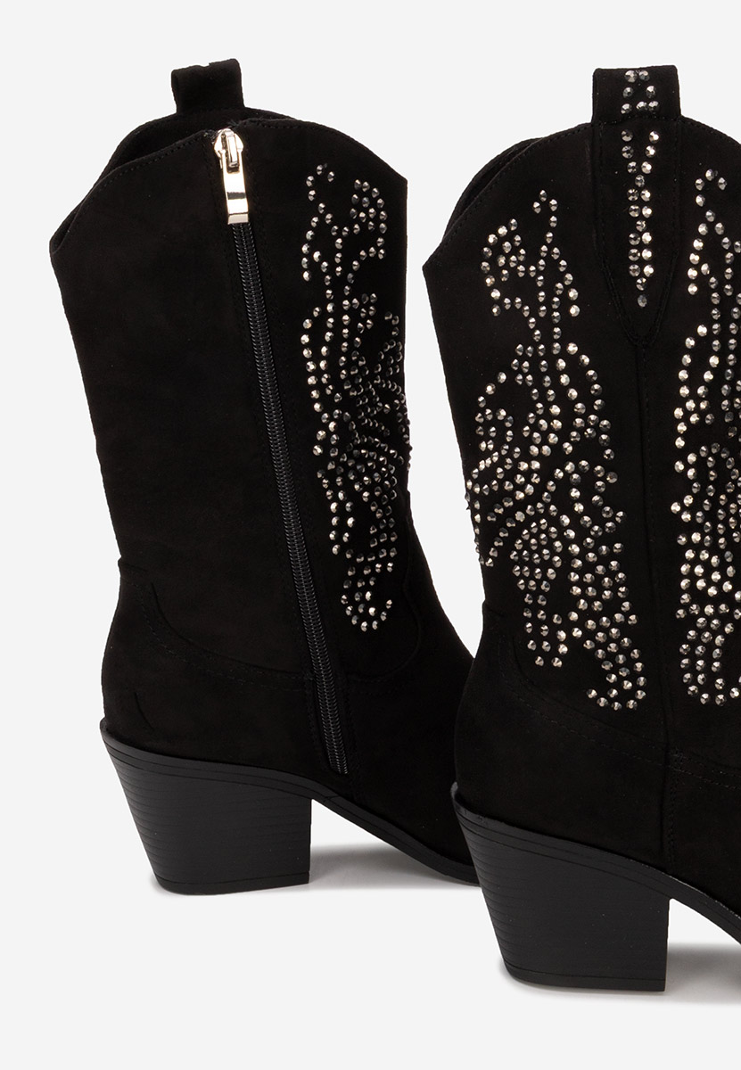 Cizme cowboy dama Avice negre