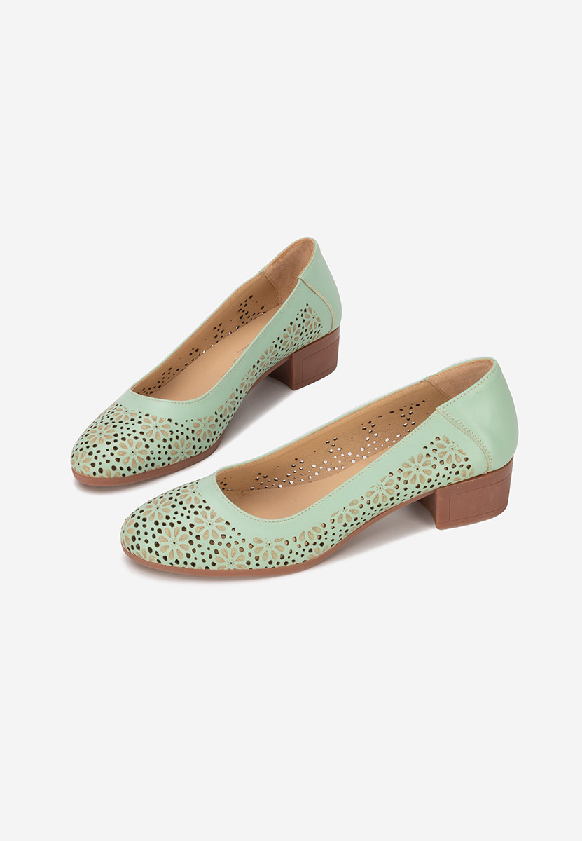 Pantofi dama piele Admire turcoaz