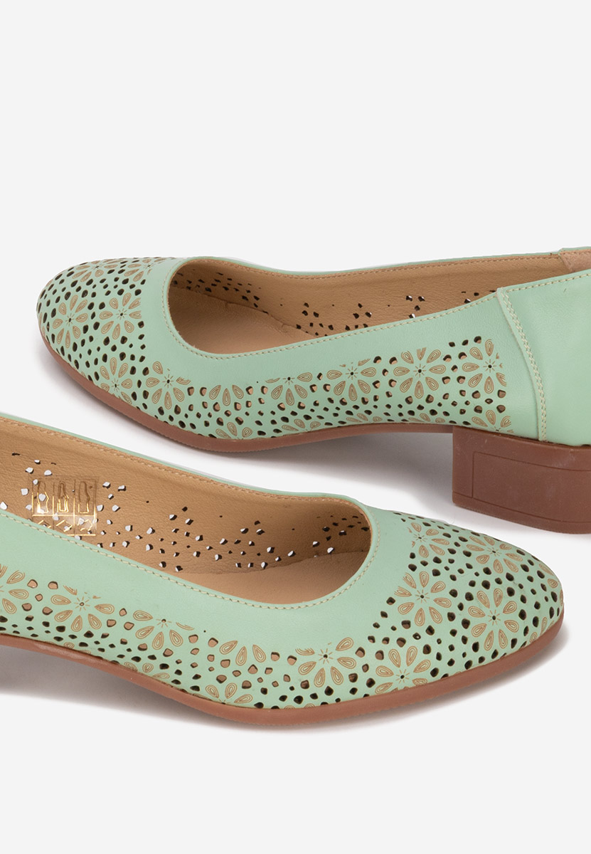 Pantofi dama piele Admire turcoaz