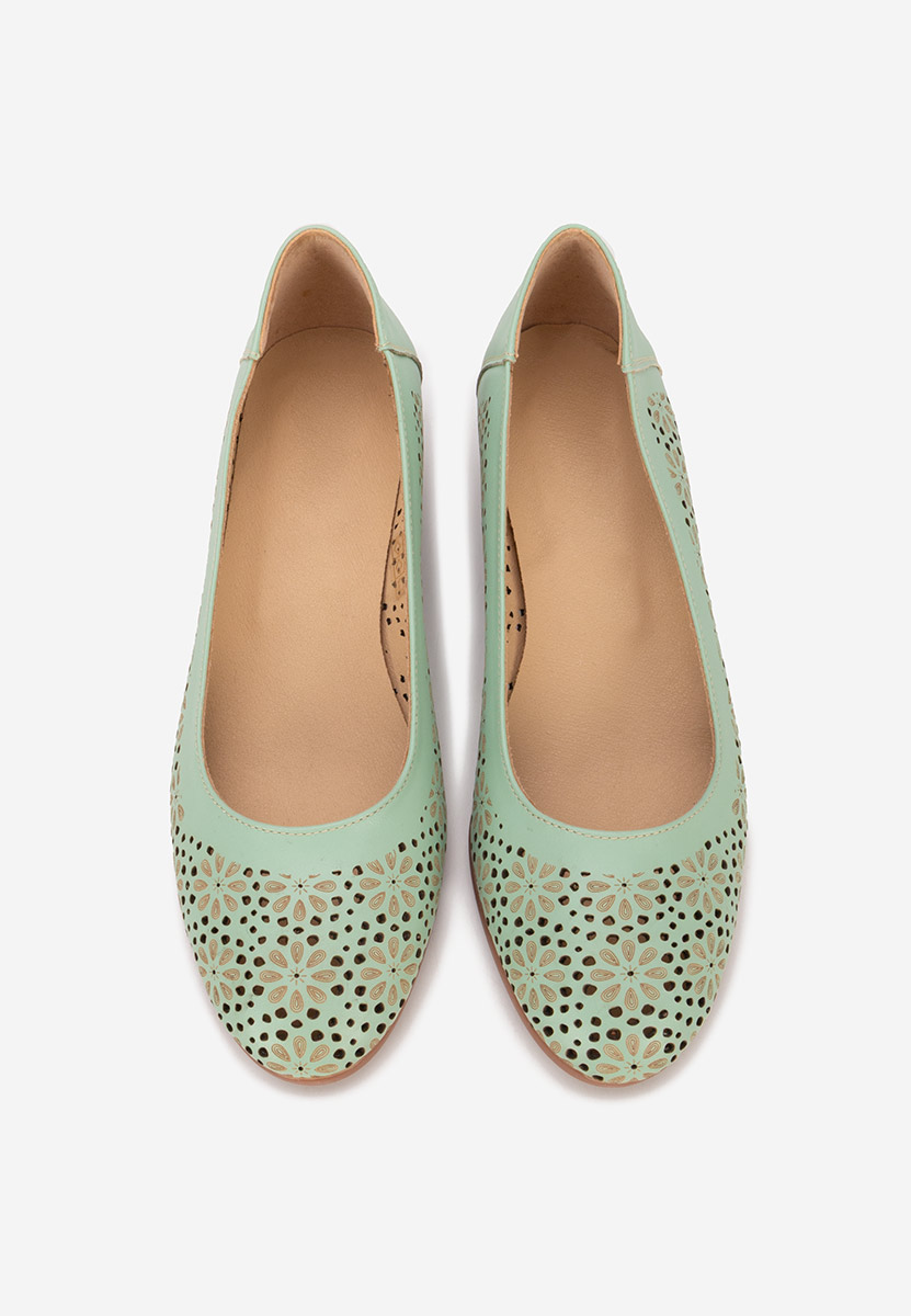 Pantofi dama piele Admire turcoaz