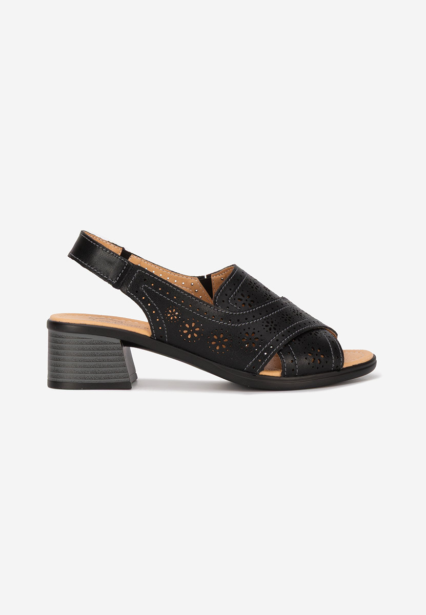Sandale dama piele Lisiana negre