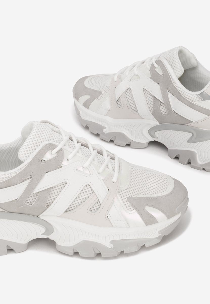 Sneakers dama albi Valodia