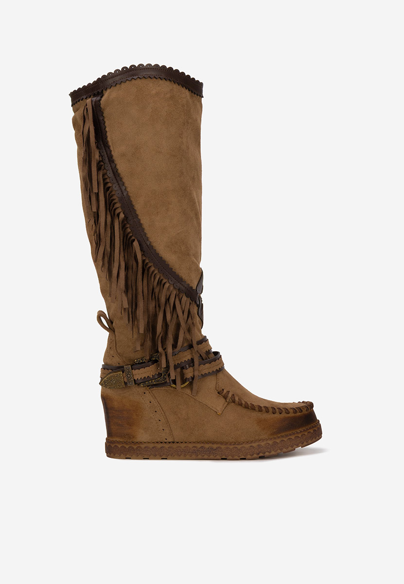 Cizme mocc kaki Aguera